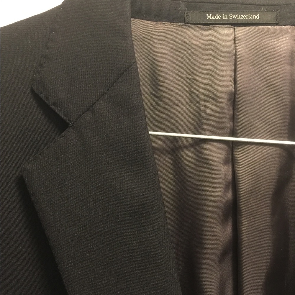 Ermenegildo Zegna Black Blazer 44R Like New FINAL DROP - Picture 3 of 8